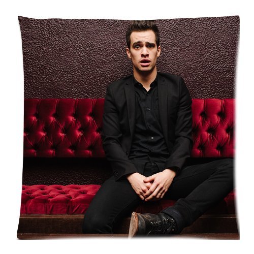Brendon Urie Panic! at the Disco Custom Zippered Pillow Cases 18x18 Inch - Twin Sided Surprise Gift for Fans - Perfect for Bedroom Decor, Concert Souvenirs & Music Lover Gifts
