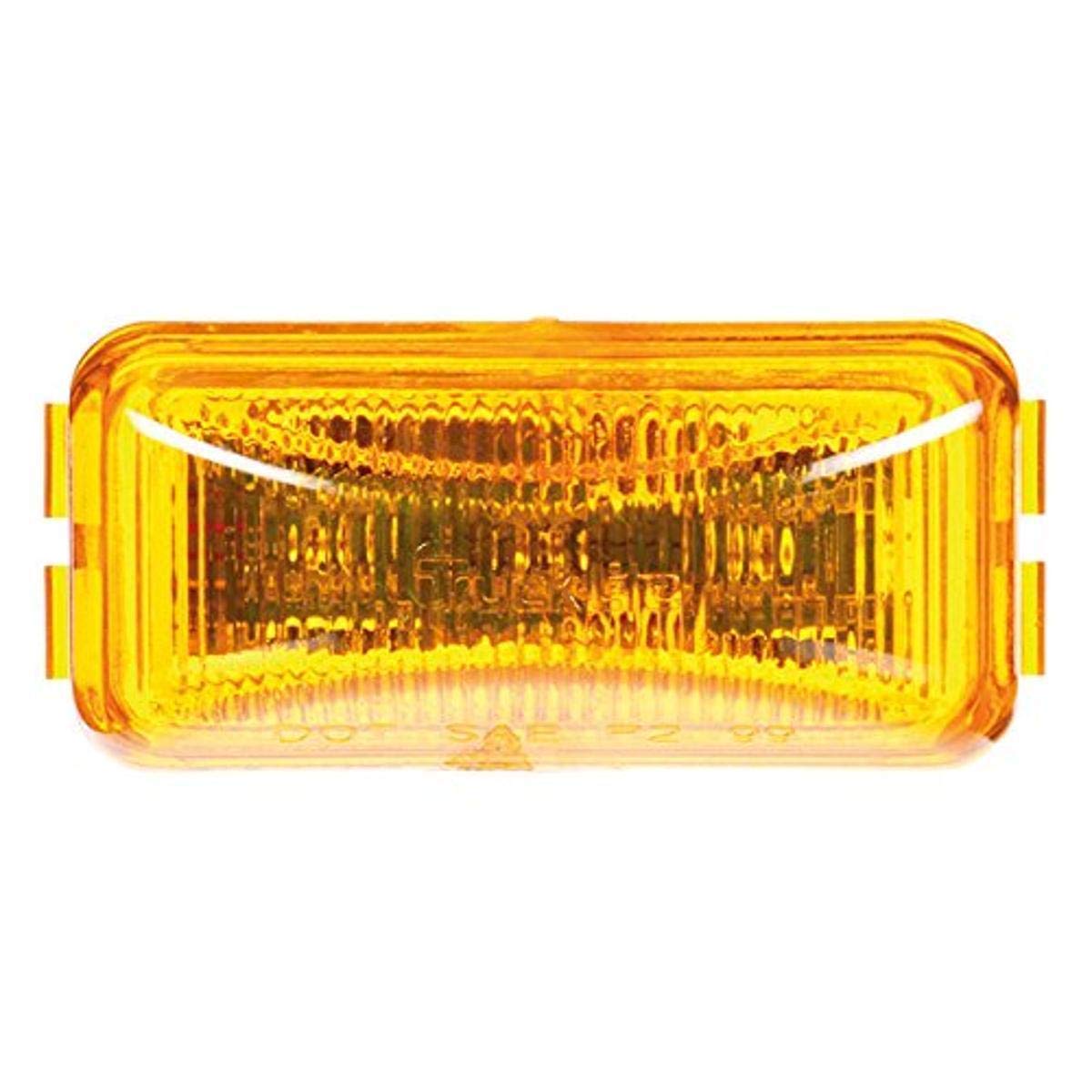 Truck-Lite 15250Y 15 Series Yellow LED Marker & Clearance Light - Heavy Duty Truck, Trailer, RV & Commercial Vehicle Safety Lighting for Road Visibility