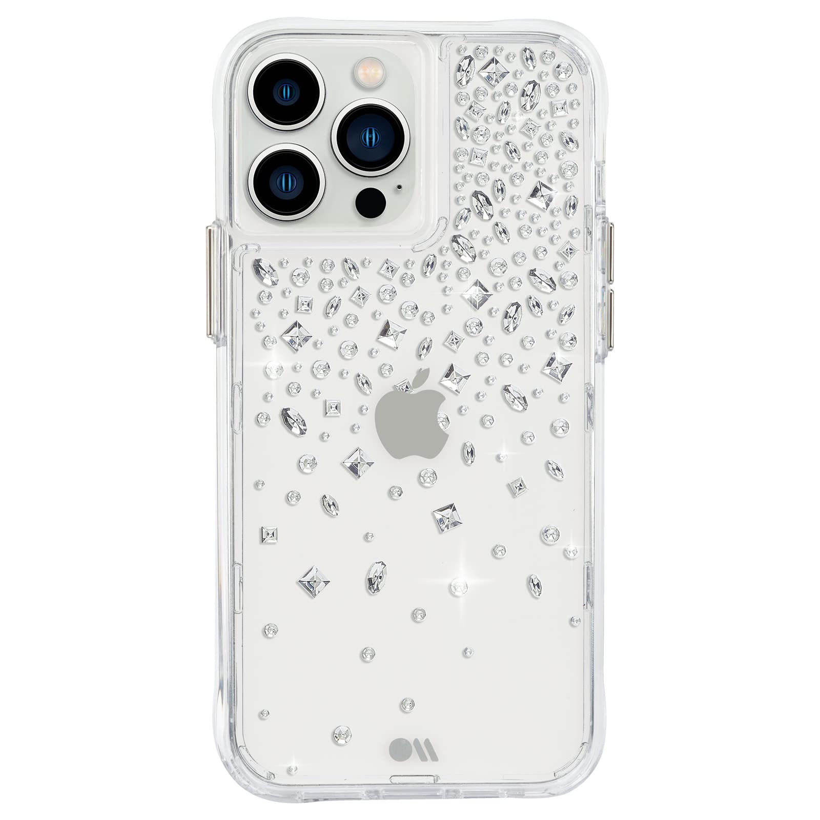 Luxury Karat Crystal iPhone 13 Pro Max Case for Women - 10ft Drop Protection & Wireless Charging | Shockproof Anti-Scratch Phone Cover with Elegant Crystal Design | Perfect for Work, Travel & Everyday Use