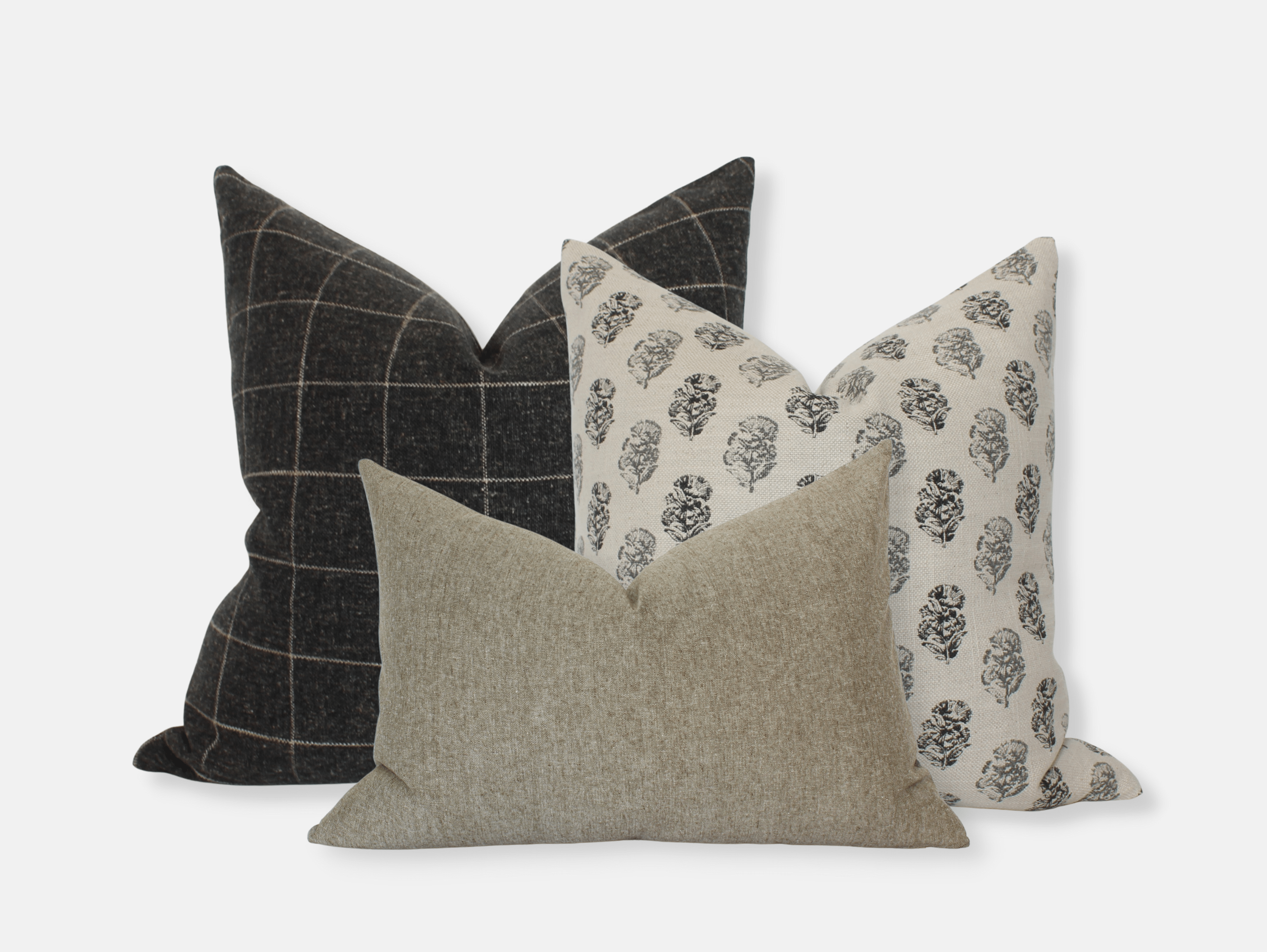 Eyla Pillow Combo Set of 3 - Ultra Soft Bed Pillows for Side, Back & Stomach Sleepers - Perfect for Bedroom, Living Room & Guest Room Decor