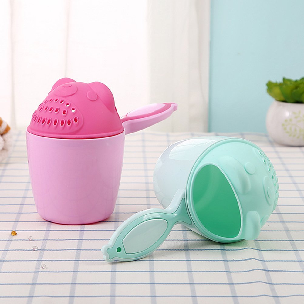 NUOBESTY Baby Shampoo Cup with Sprinkler - Fun Bath Water Scoop & Bailer for Toddlers - Perfect Bath Time Toy for Kids' Hair Washing & Playtime