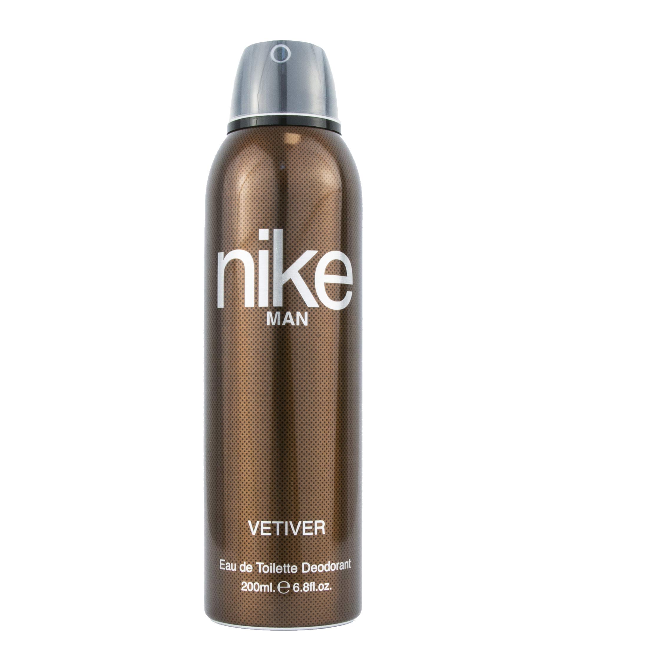 Nike Men's Vetiver Scent Spray Deodorant - 200ml (6.7oz) - 1 Count - Long-Lasting Freshness for Active Lifestyles & Gym Workouts