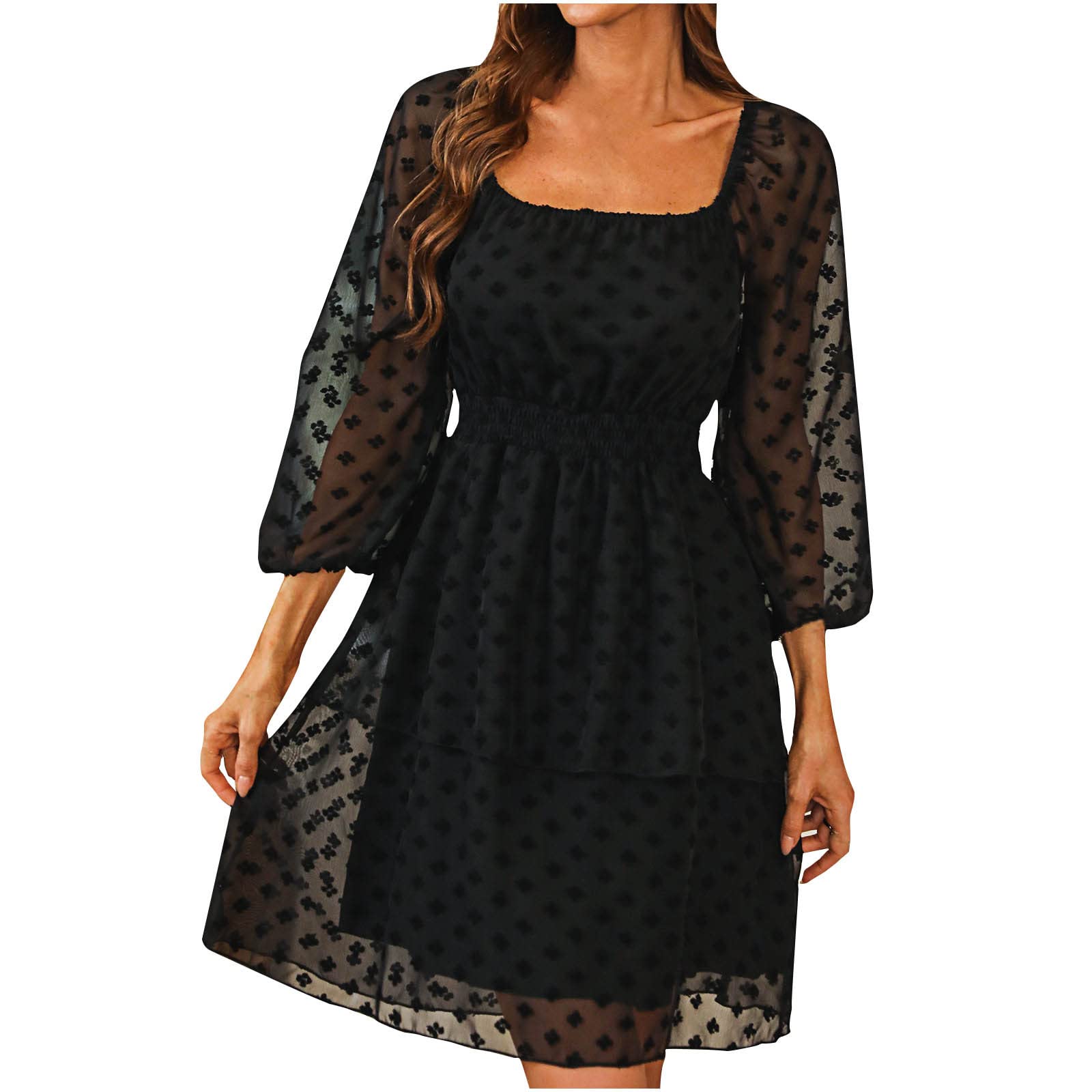 2022 Women's Summer Dresses - Long Sleeve Sexy Backless Mini Dress with Double V-Neck | Casual Solid Color Maxi Dress for Evening Party & Daily Wear | Perfect for Beach, Vacation, Date Night and Special Occasions