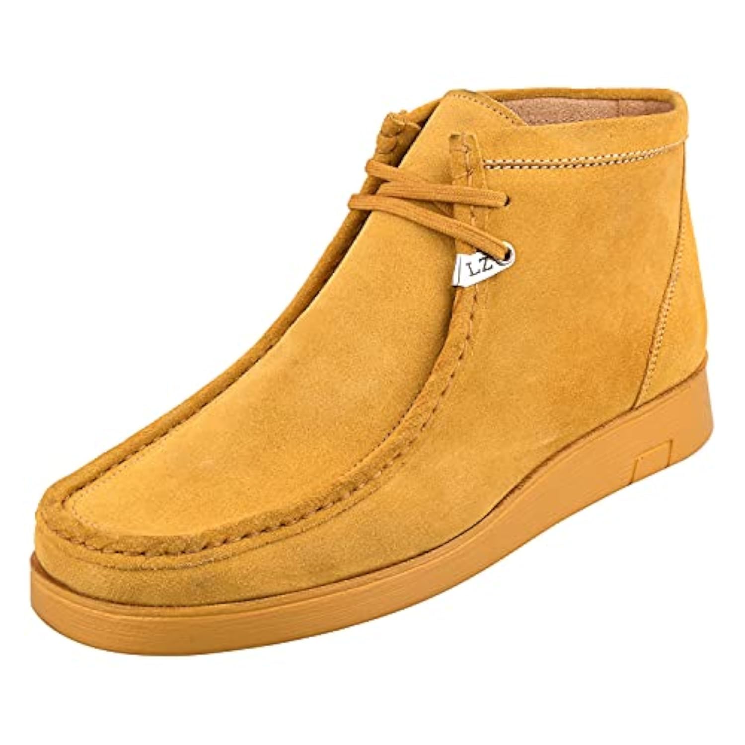 **Waterproof Suede Leather Chukka Boots for Men - Slip-Resistant Moccasin Toe Lace-Up Casual Shoes | Perfect for Easter Gifts, Outdoor Hiking & Everyday Wear**