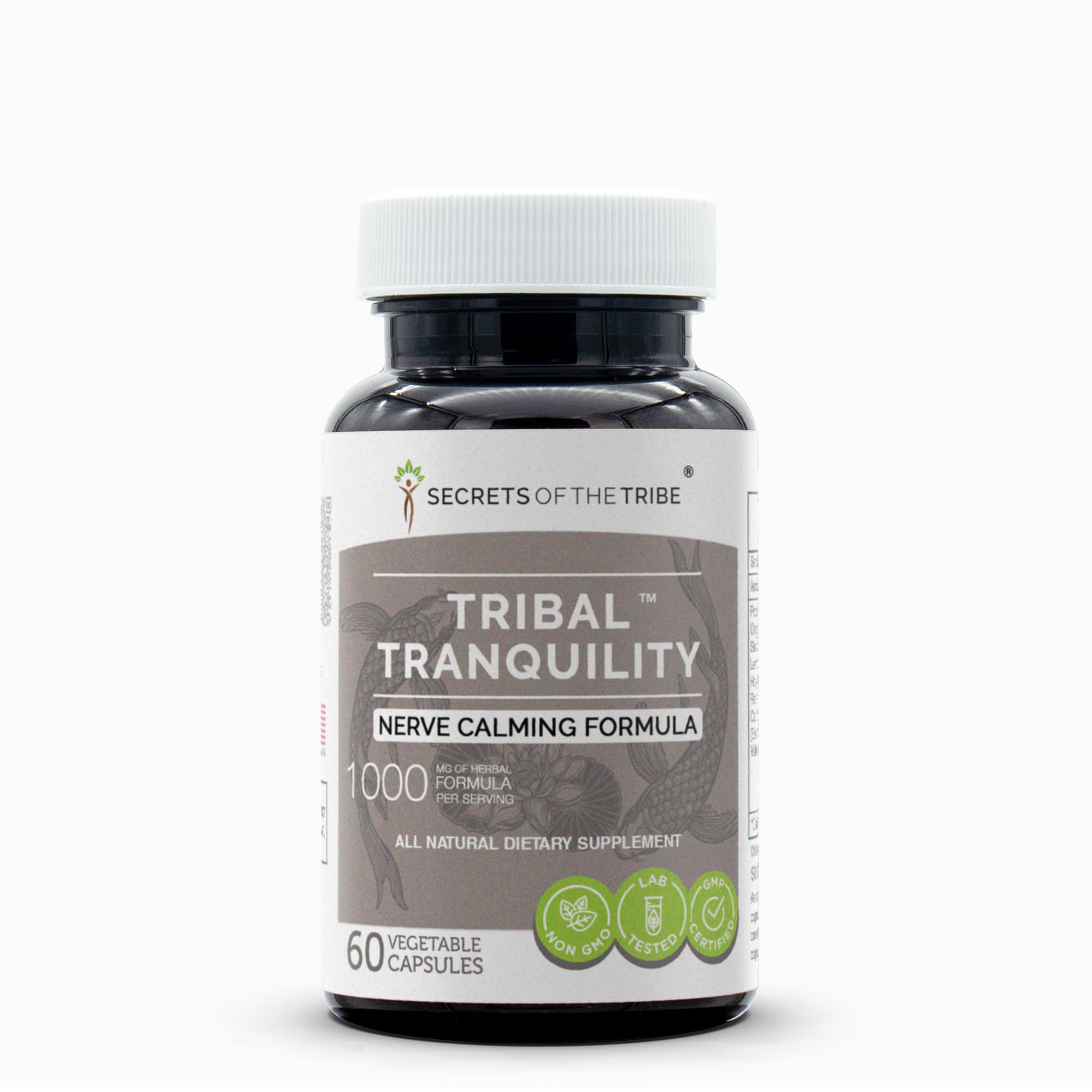 Secrets of the Tribe - Natural Herbal Supplement for Stress Relief & Nerve Support, 60 Capsules | Calming Formula with Tribal Herbs for Anxiety, Sleep & Daily Relaxation
