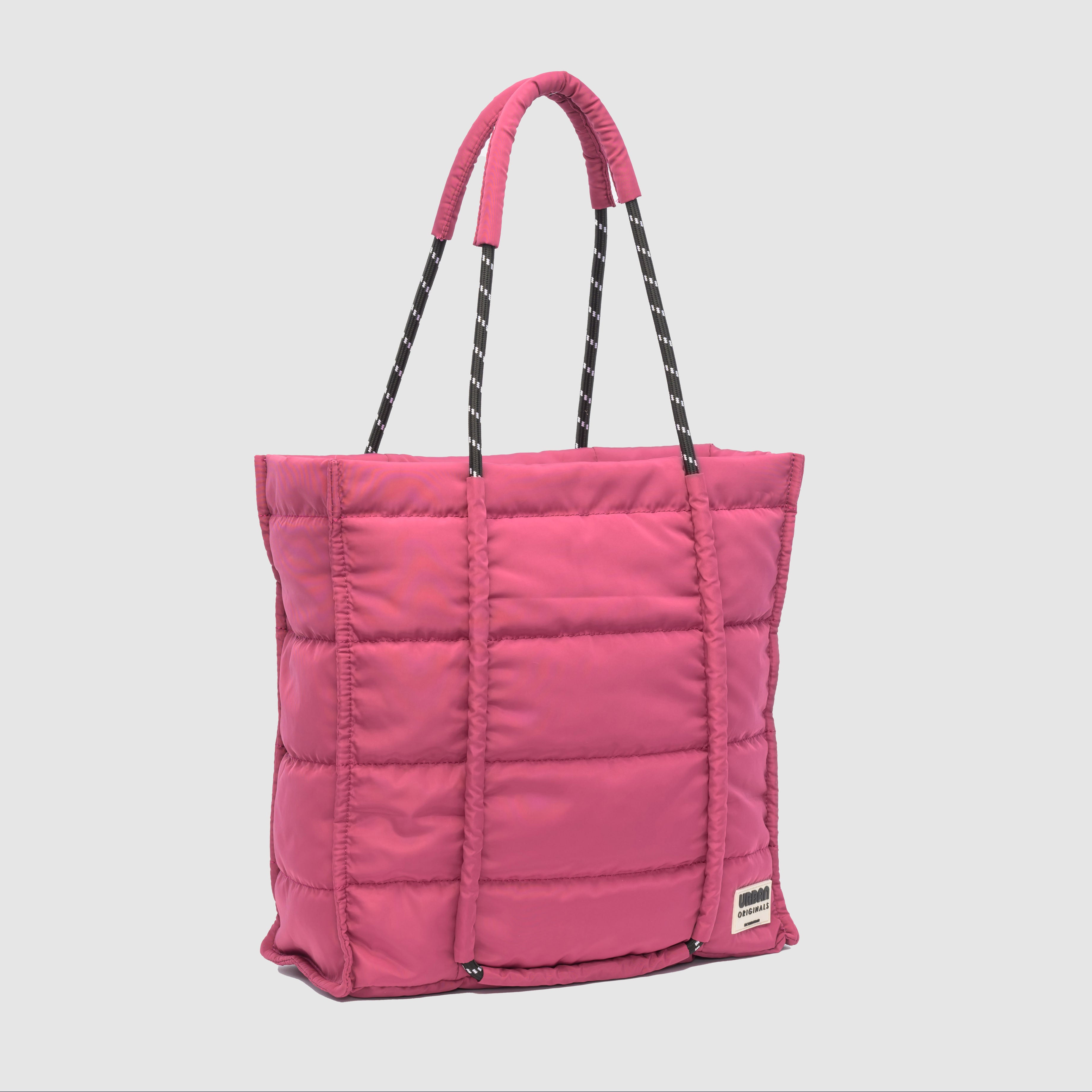 Stylish Palm Tote Bag in Berry Color - Perfect for Beach Outings, Shopping, and Everyday Use