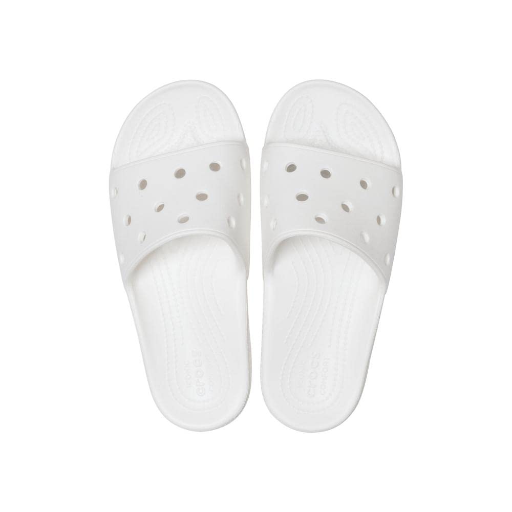 Crocs Unisex-Adult Classic Slide Sandals - Comfortable Waterproof Slip-On Shoes for Men & Women - Perfect for Beach, Pool, Gym & Casual Wear