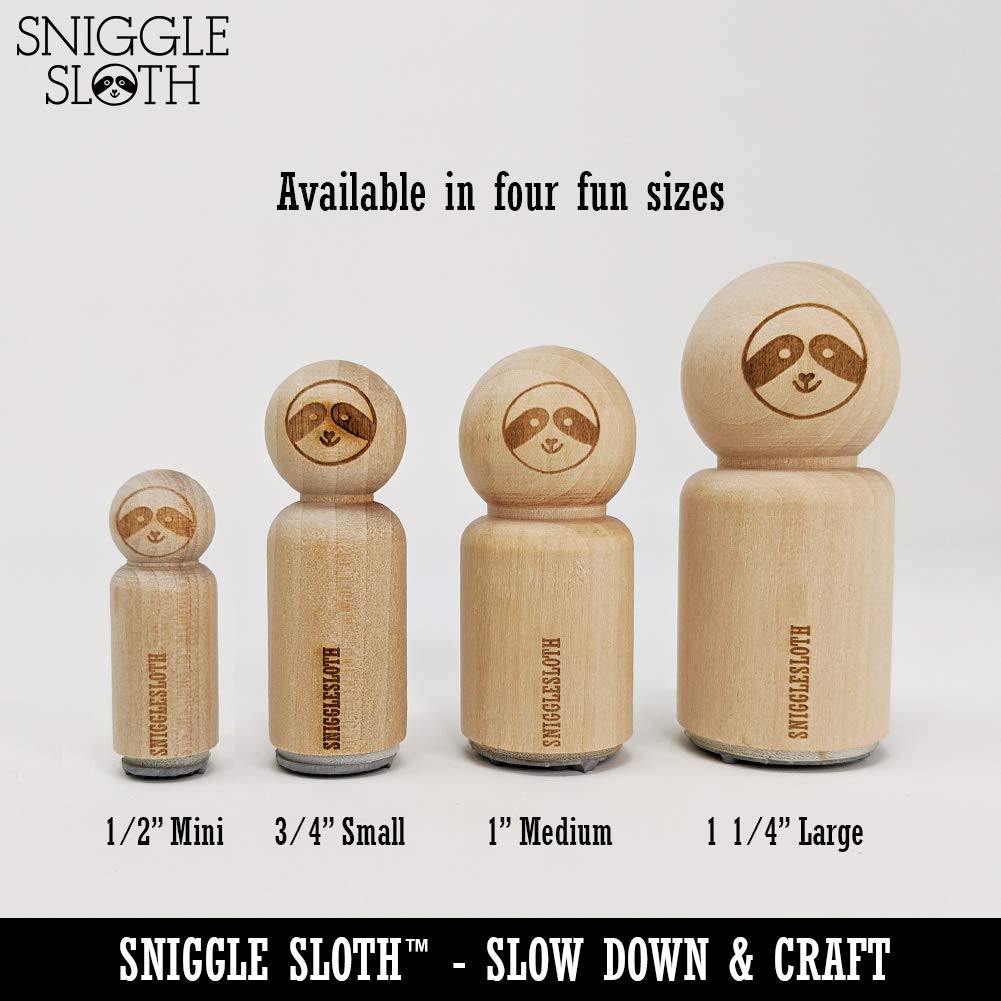 Fire Hose Firefighter Icon Rubber Stamp - 1 Inch Medium Self Inking Stamp for Crafting, Planners, Scrapbooking & DIY Projects