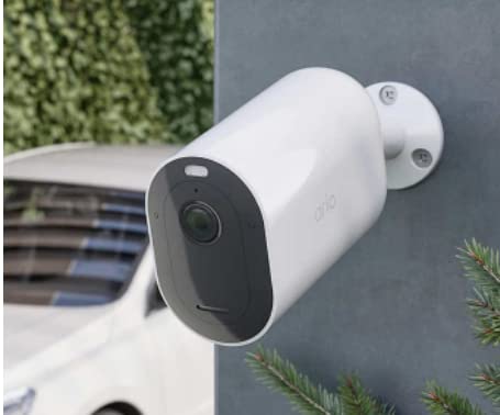 Arlo Pro 4 XL Spotlight 3 Camera Security Bundle - 2K HD Video, Motion Detection, Night Vision, Wireless Outdoor/Indoor Use (Renewed) - Perfect for Home Security & Business Surveillance