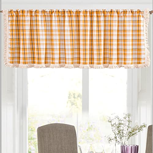 Orange-plaid