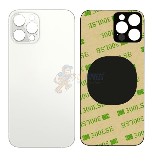 iPhone 12 Pro Replacement Back Glass - Premium White Rear Cover with Perfect Fit | DIY Repair & Protection Solution for Cracked/Damaged iPhone 12 Pro