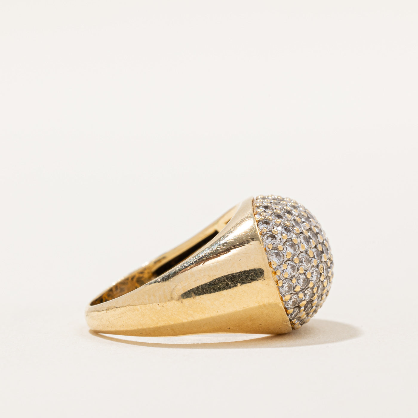 1.50ctw Pave Set Diamond Cocktail Ring for Women - Size 5.75 | Elegant Party Jewelry for Evening Events, Weddings & Special Occasions
