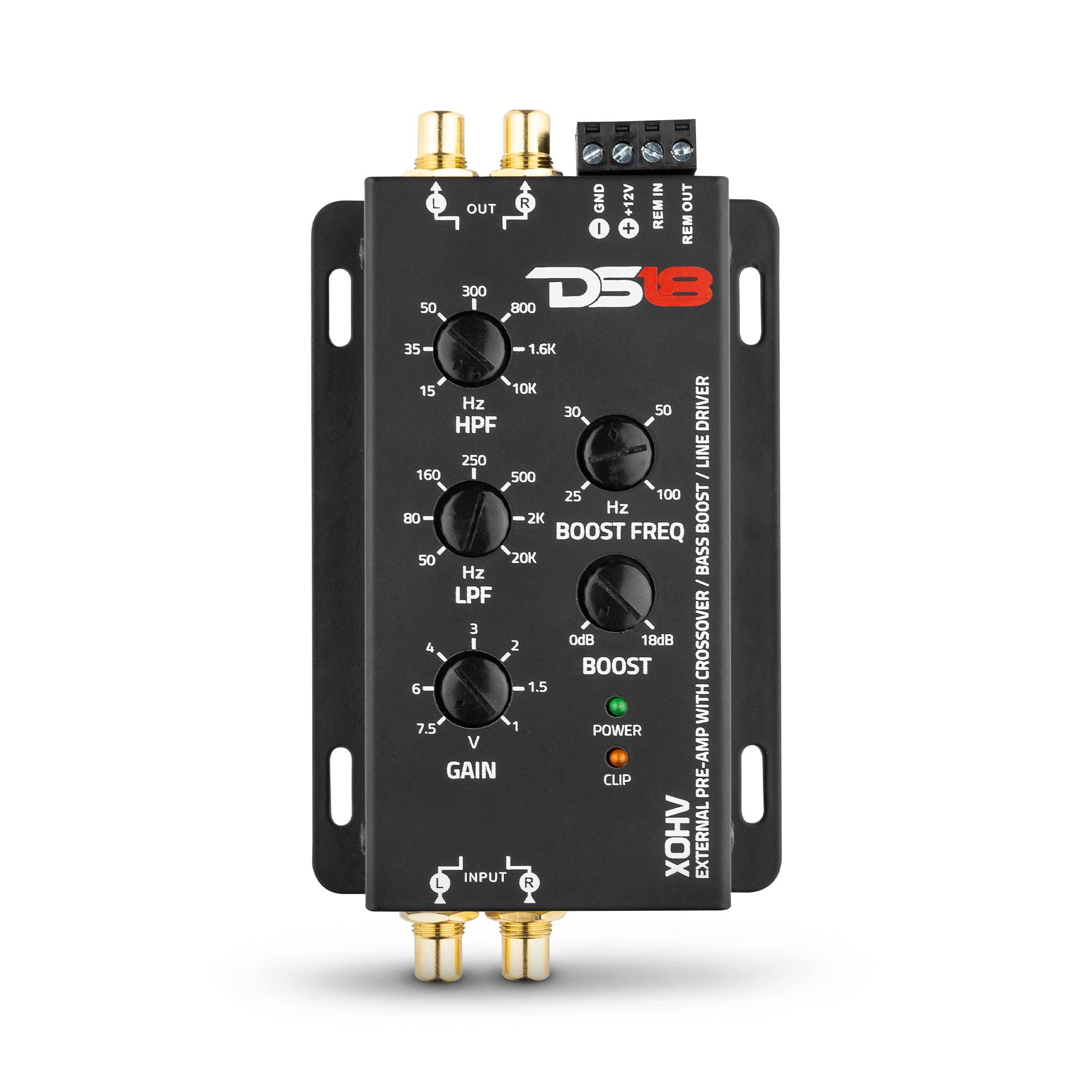High Voltage Amplifier Pre Amp with Crossover - Professional Audio Equipment for Live Performances & Studio Recording