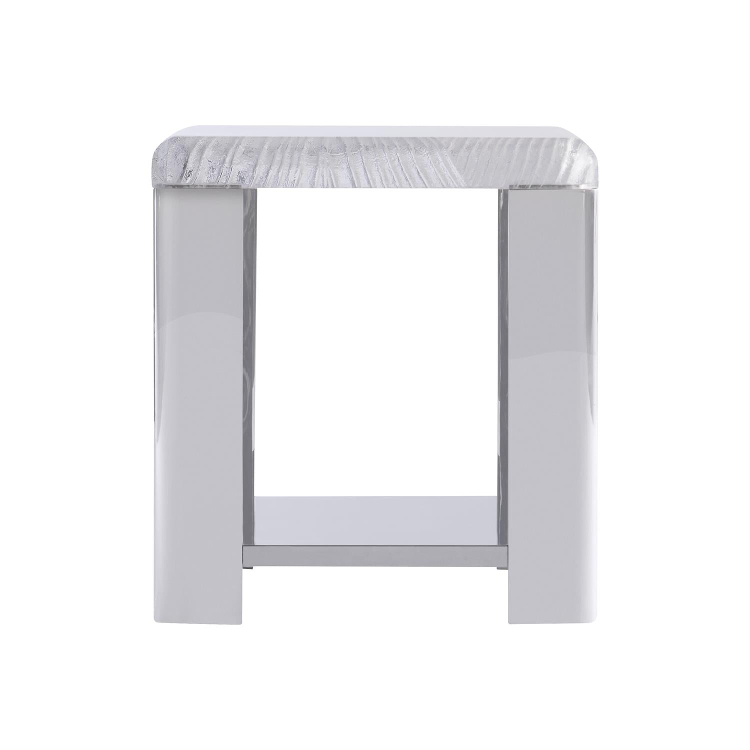 Bernhardt Interiors Aura Side Table - Modern End Table for Living Room, Bedroom & Office - Stylish Accent Table with Wooden Finish (Model 316111)