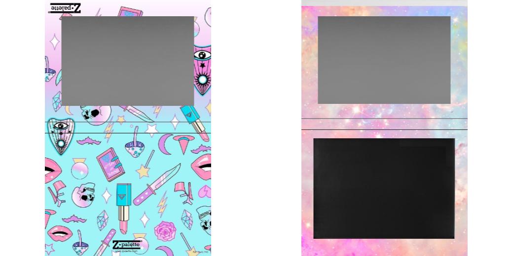 Custom Extra Large Z Palette - Magnetic Makeup Palette for Eyeshadows & Blush - Perfect for Professional Makeup Artists & Travel