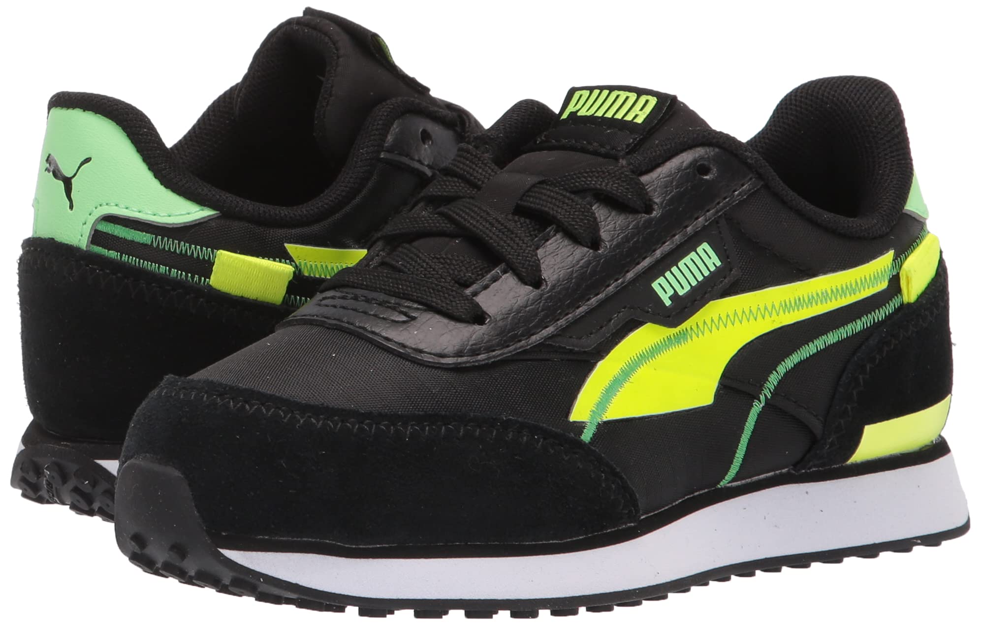 PUMA Unisex Kids Future Rider Sneakers - Lightweight Running Shoes for Boys & Girls - Perfect for School, Sports & Casual Wear