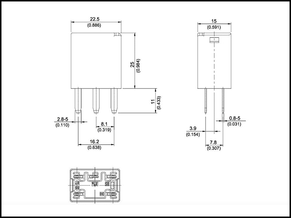 2pc 1505A11 G8V RH 1C7T R DC12 12V 35A High Current Multi-Purpose Micro Relays for Automotive, Home Appliances, and Industrial Equipment
