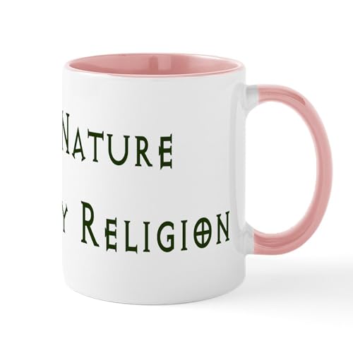 White/Pink Inside - Nature Is My Religion Mug