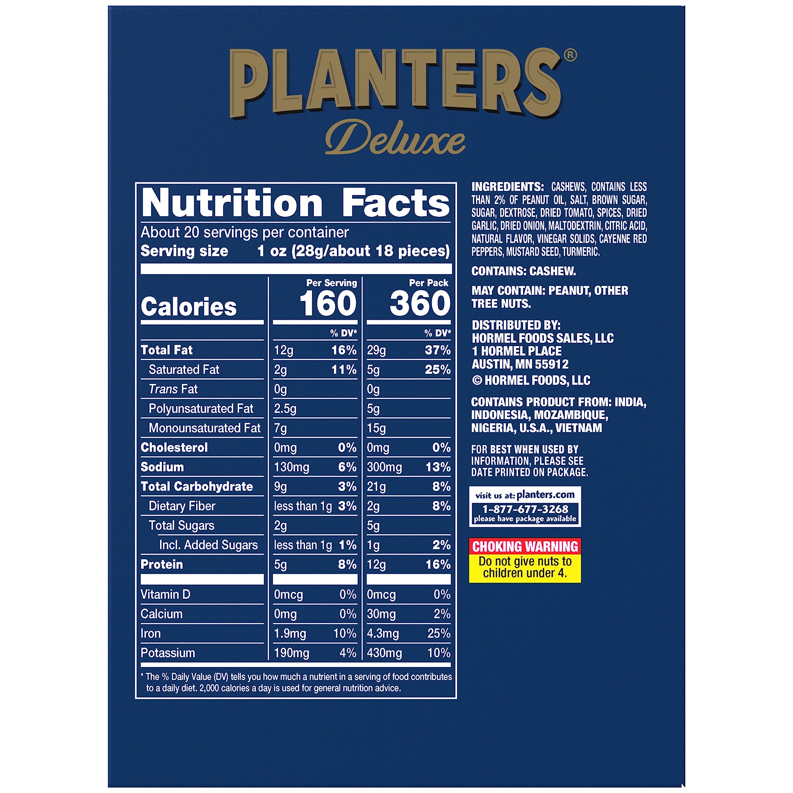 PLANTERS Sweet Cayenne BBQ Cashews - Spicy Roasted Nuts, 10 Pack (10oz) - Perfect for Snacking, Parties & Game Day Treats