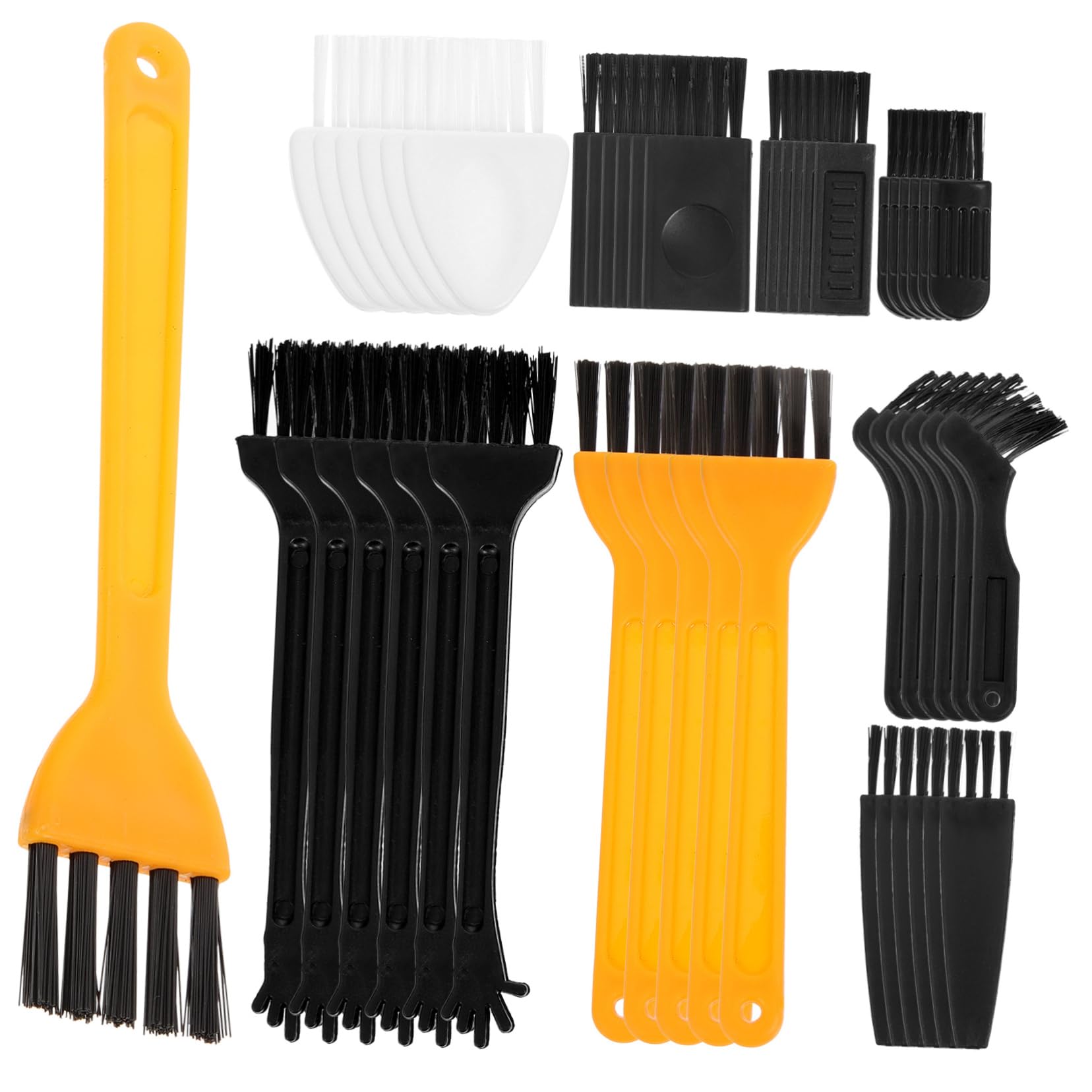 Healeved 192-Piece Electric Razor Cleaning Kit - Portable Nylon & Wool Brush Set for Beard Trimmer, Keyboard, Printer, and Vent Cleaning - Perfect for Home, Office, and Travel Grooming Essentials