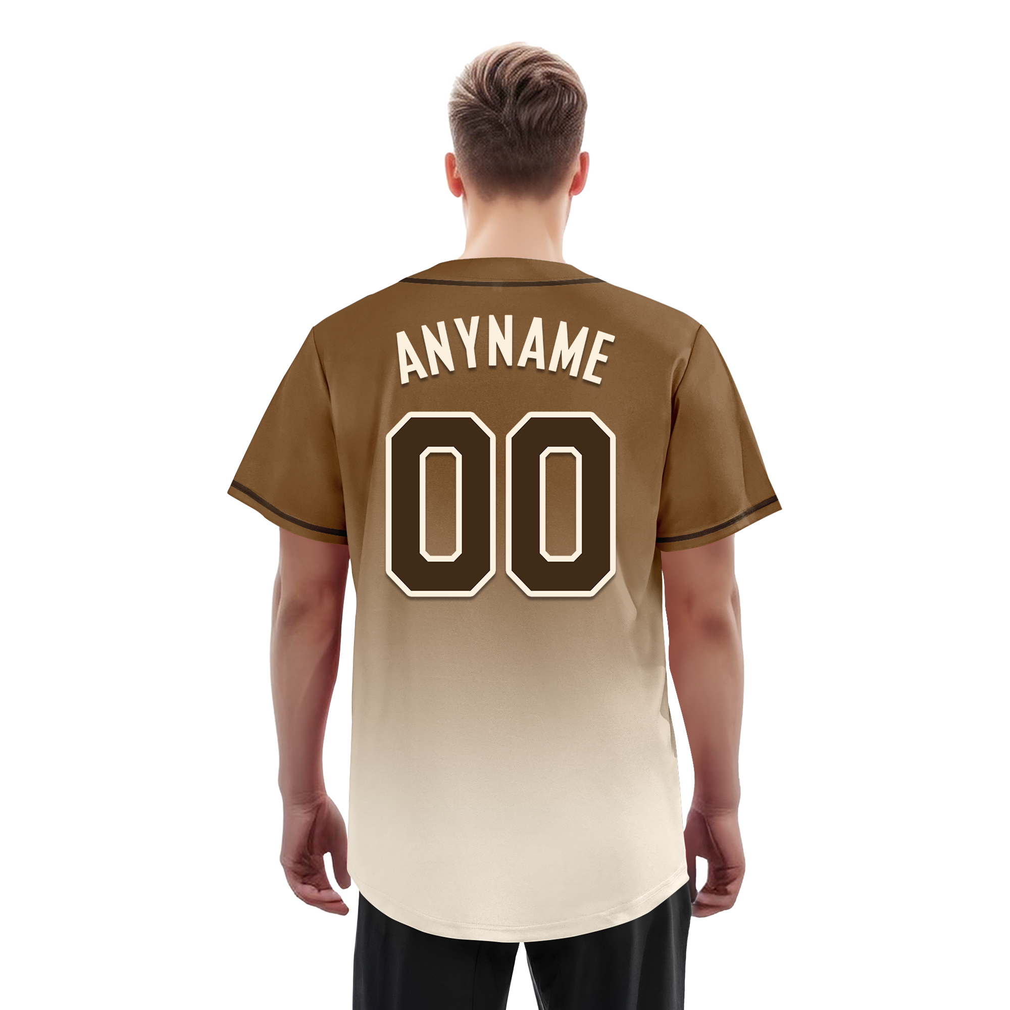 Custom Brown & White Fade Personalized Authentic Baseball Jersey - BSBJ01 D0a70fe - Perfect for Team Uniforms, Sports Events & Fan Merchandise
