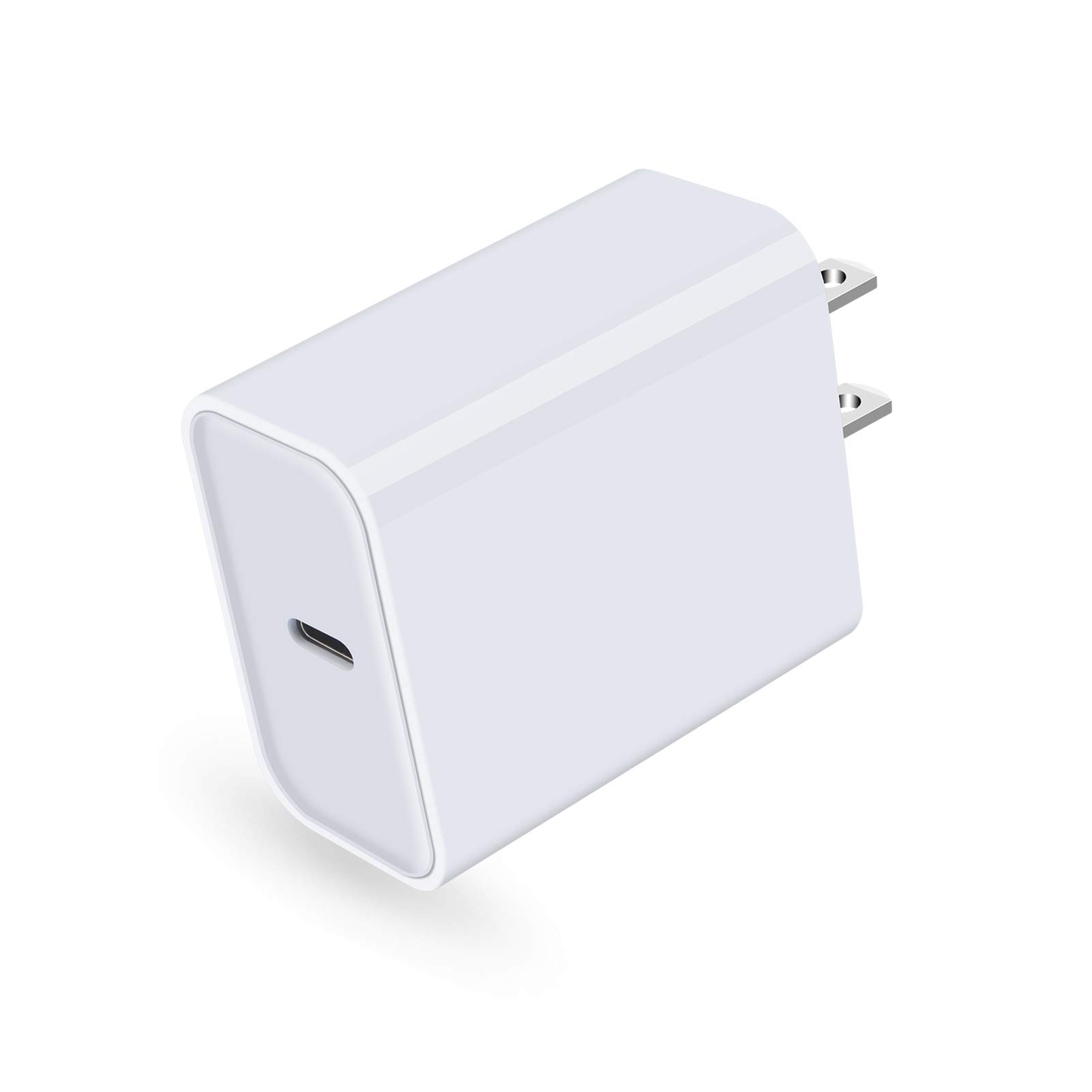 18W USB C Wall Charger with PD 3.0 Fast Charging - Compact Power Adapter for iPhone 13/12/11/SE/XS/XR/X/8, iPad Pro & Samsung Galaxy S21/S20 - Perfect for Home, Office & Travel Charging Needs