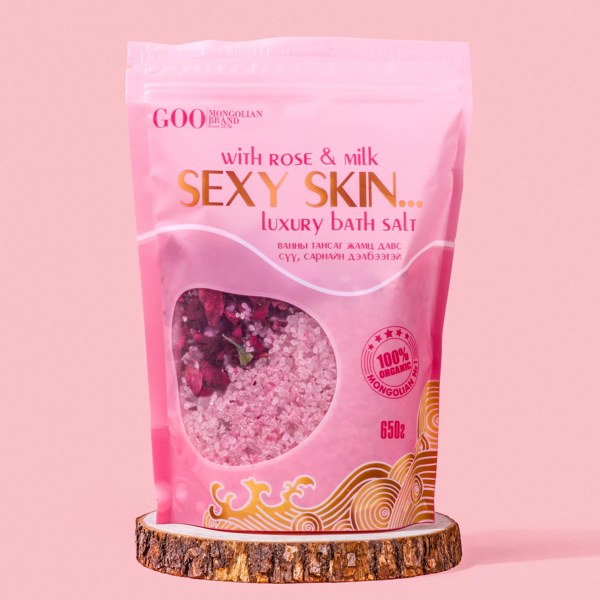 Premium 'JAMTS' Milk & Rose Bath Salts for Relaxation - Luxury Spa Treatment for Stress Relief & Skin Hydration | Perfect for Self-Care Evenings & Romantic Gift Ideas