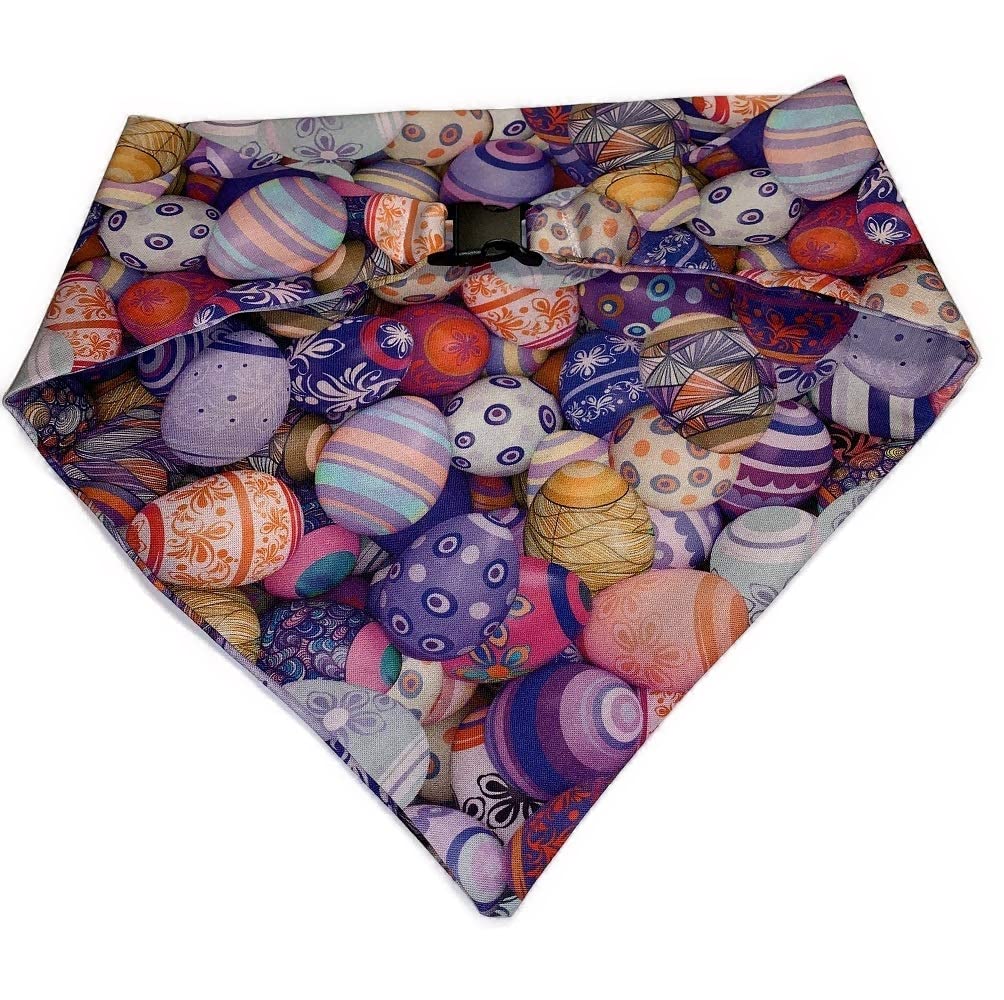 Easter Dog Bandana - Purple Pet Bandana for Dogs, Perfect for Easter Celebrations & Spring Photo Shoots