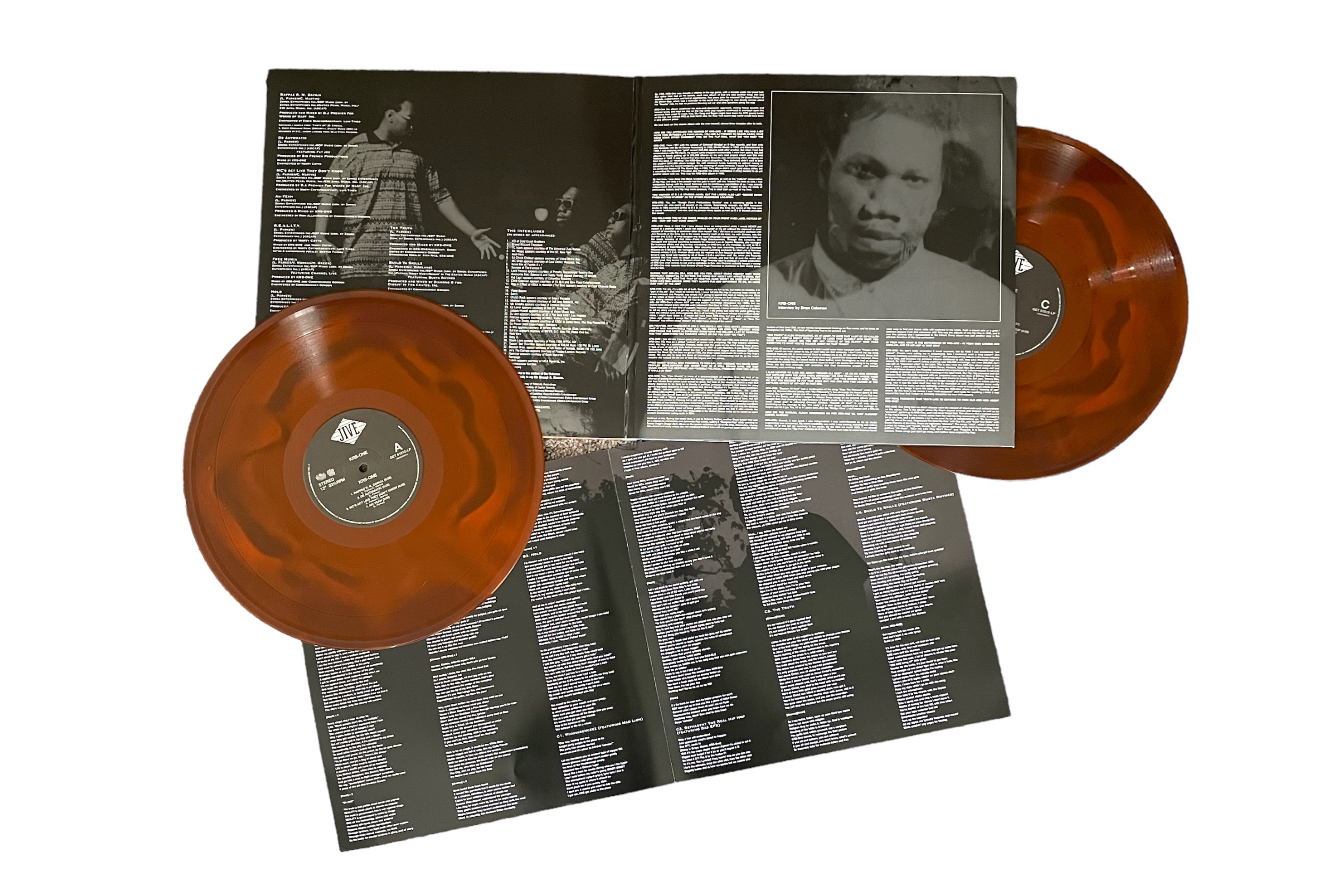 KRS One - Limited Edition Colored 2xLP Vinyl with OBI Strip - Hip Hop Music Collector's Item for DJs & Music Enthusiasts
