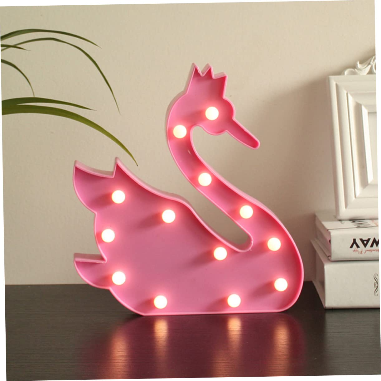 Artibetter Decorative Swan LED Night Light - USB Powered Bedside Lamp, Warm White Nursery Lighting for Kids Room, Bedroom, Nursery & Home Decor