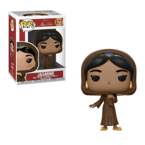 Funko Pop! Disney Aladdin Jasmine Vinyl Figure #477 - Collectible Toy for Disney Fans, Home Decor & Gift for Movie Lovers