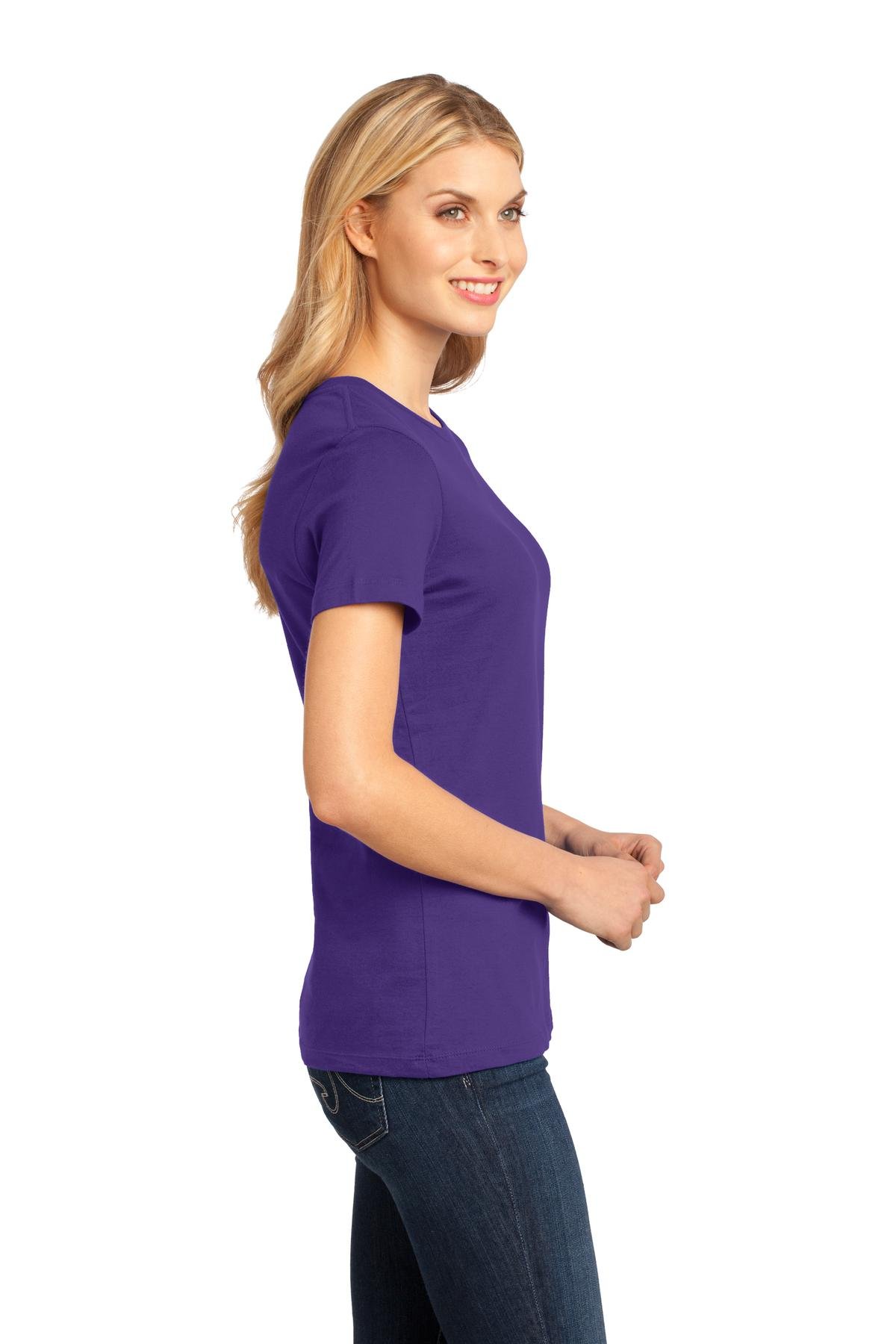 District Women's Perfect Weight Tee DM104L - Lightweight Comfortable Short Sleeve T-Shirt for Casual Wear, Workout & Everyday Outfits