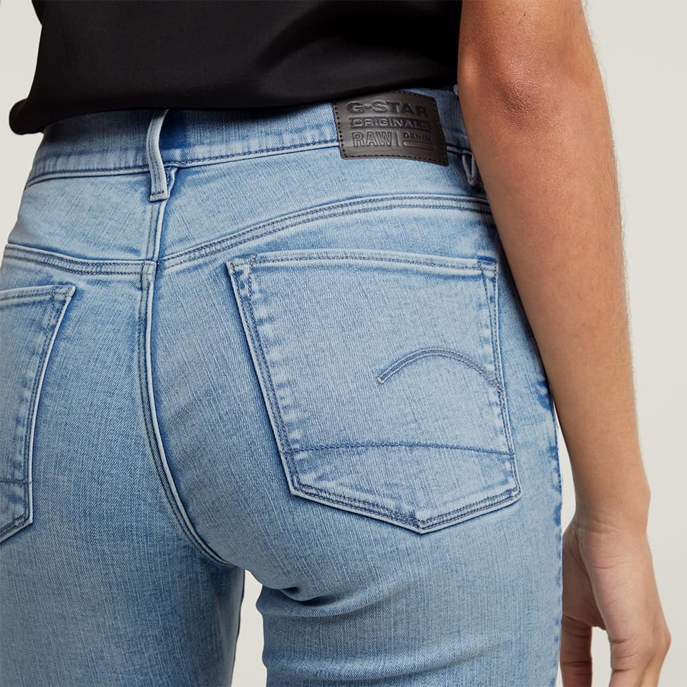 G-STAR Raw Women's Lhana Skinny Jeans - High Waist Stretch Denim Pants for Casual & Night Out | Slim Fit Comfortable Jeans for Everyday Wear