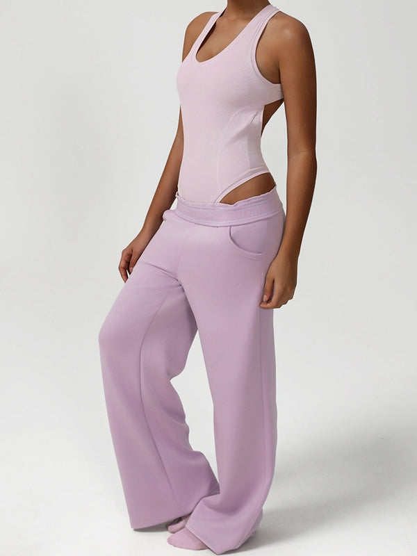 ZASUWA Women's V-Neck Cross Back Bodysuit - Sexy Lingerie for Date Night & Special Occasions
