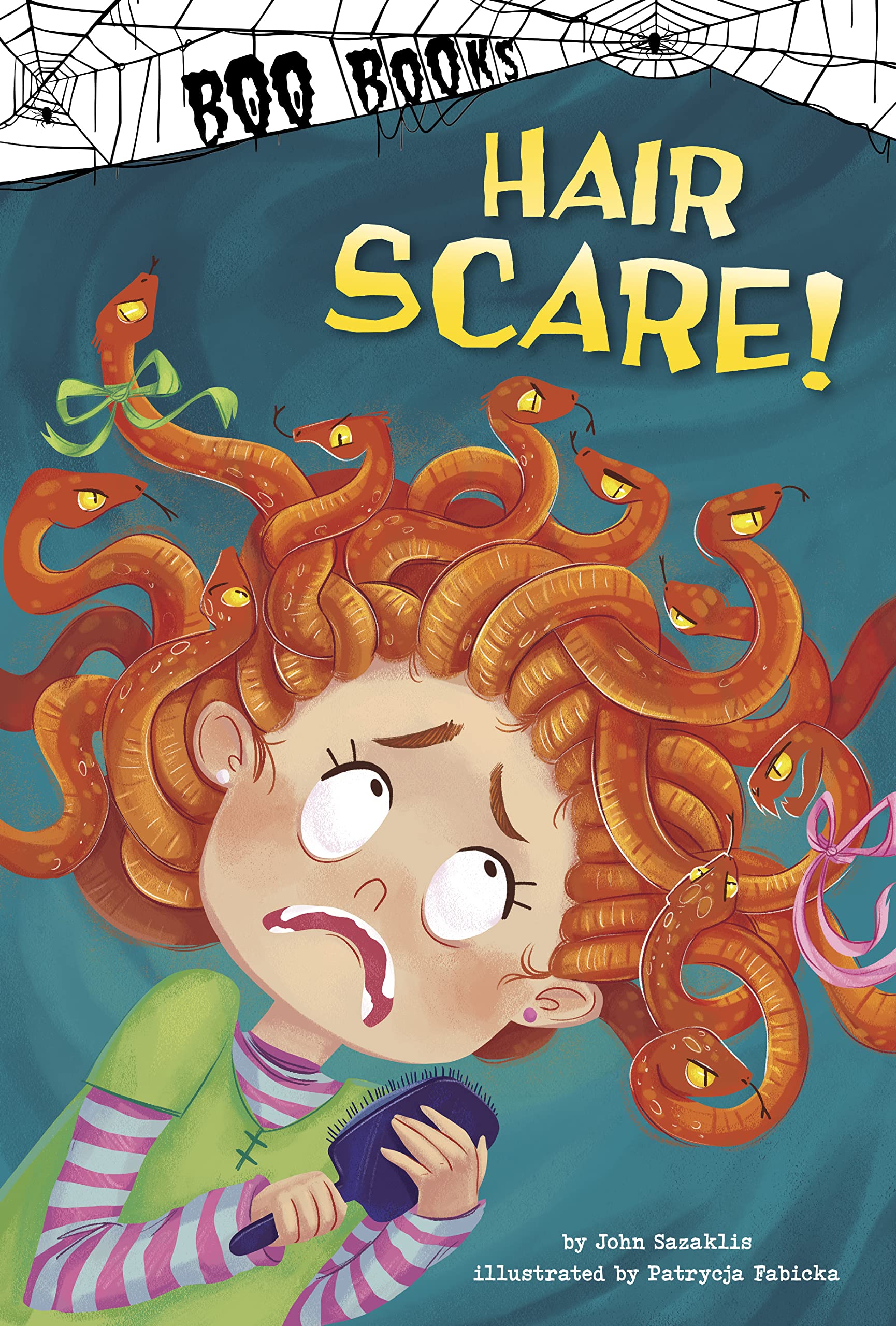 Scary Halloween Hair Accessory - Boo Books Hair Scare for Kids & Adults - Perfect for Costume Parties & Trick or Treating