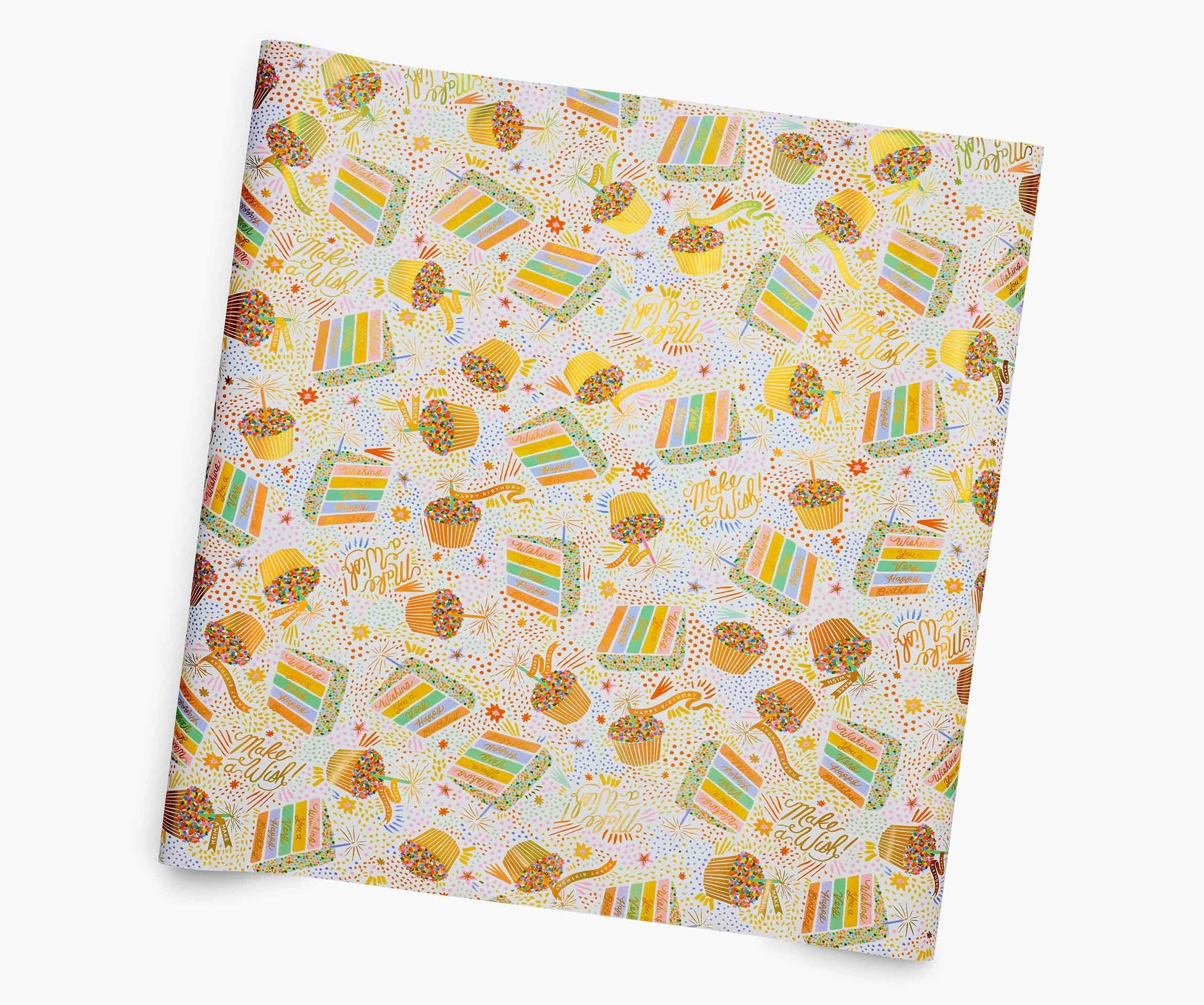 Happy Birthday Cake Continuous Roll - Premium Edible Cake Decorating Topper for Birthday Parties, Weddings & Celebrations - Perfect for DIY Cake Decorating & Dessert Presentation