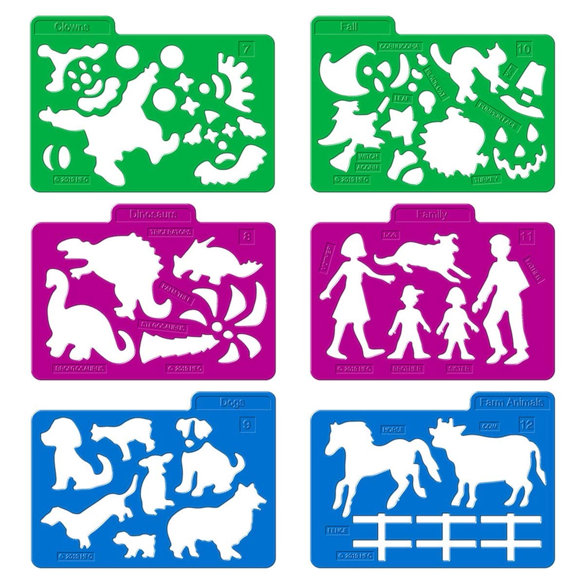 Essential Learning Products Stencil Mill - High-Quality Stencils for DIY Crafts, Scrapbooking & Home Decor Projects