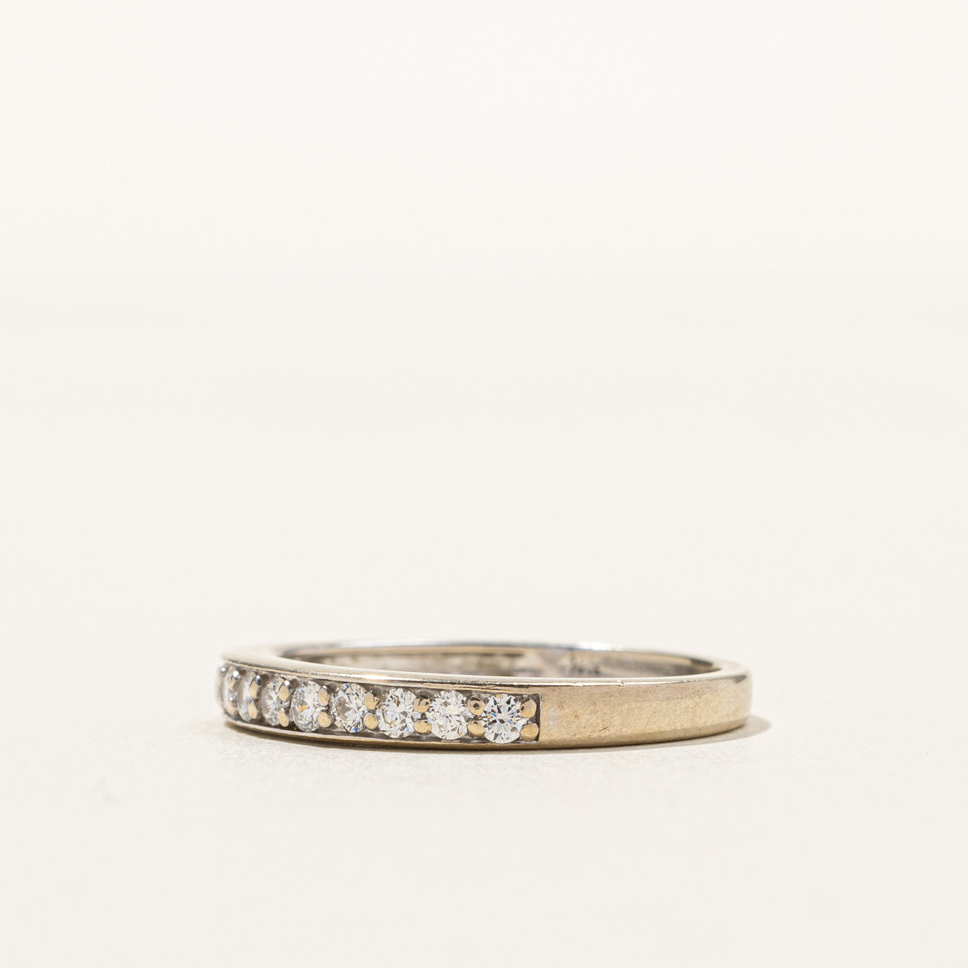 0.30ctw Semi Eternity Diamond Ring - Size 6.5 | Elegant Wedding Band, Anniversary Gift, or Everyday Luxury Jewelry for Women