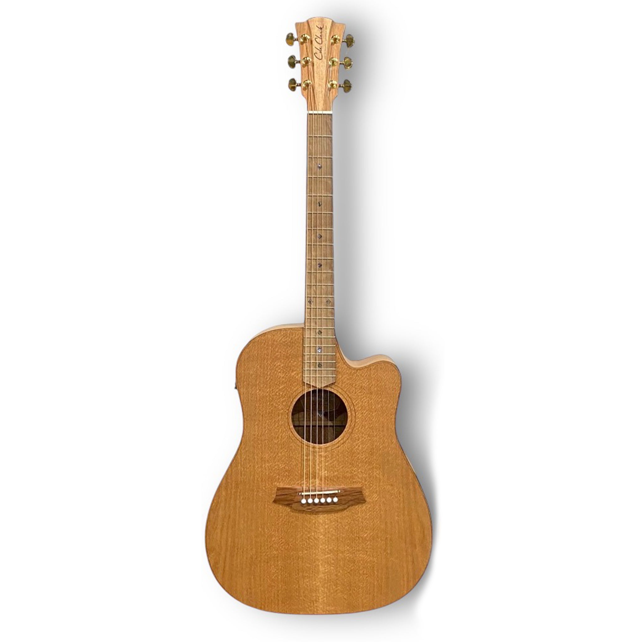 Cole Clark FL2EC SSO FL 2 Series Acoustic Guitar - Solid Silky Oak Top | Perfect for Live Performances, Studio Recording & Traveling Musicians