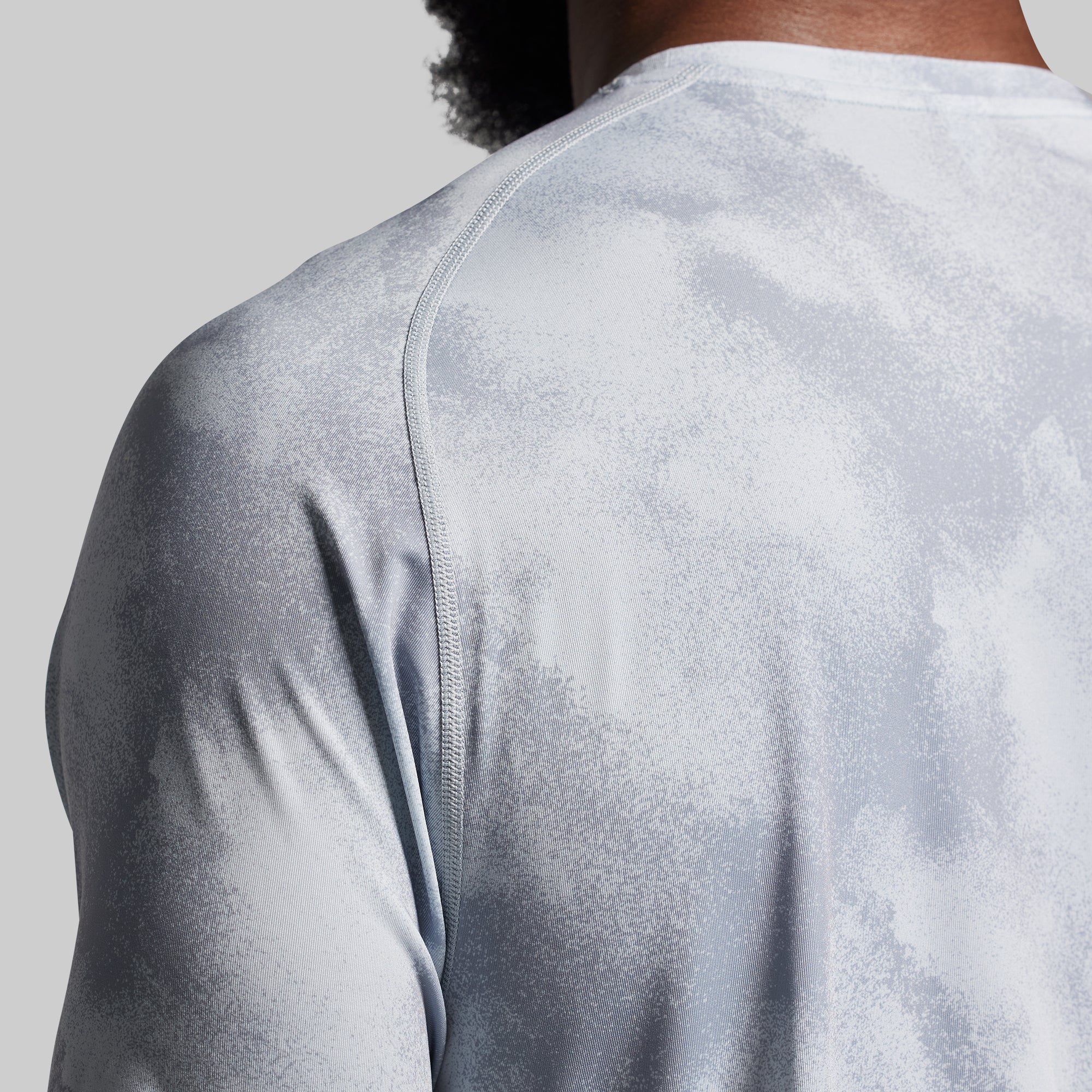 Men's Workout Training Tee - Moisture Wicking Gym Shirt (Glacier Grey) | Perfect for Gym, Running & Casual Wear