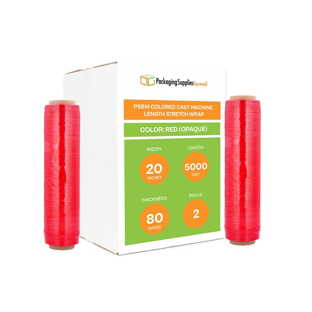 PSBM Red Machine Stretch Wrap - 2 Pack (20