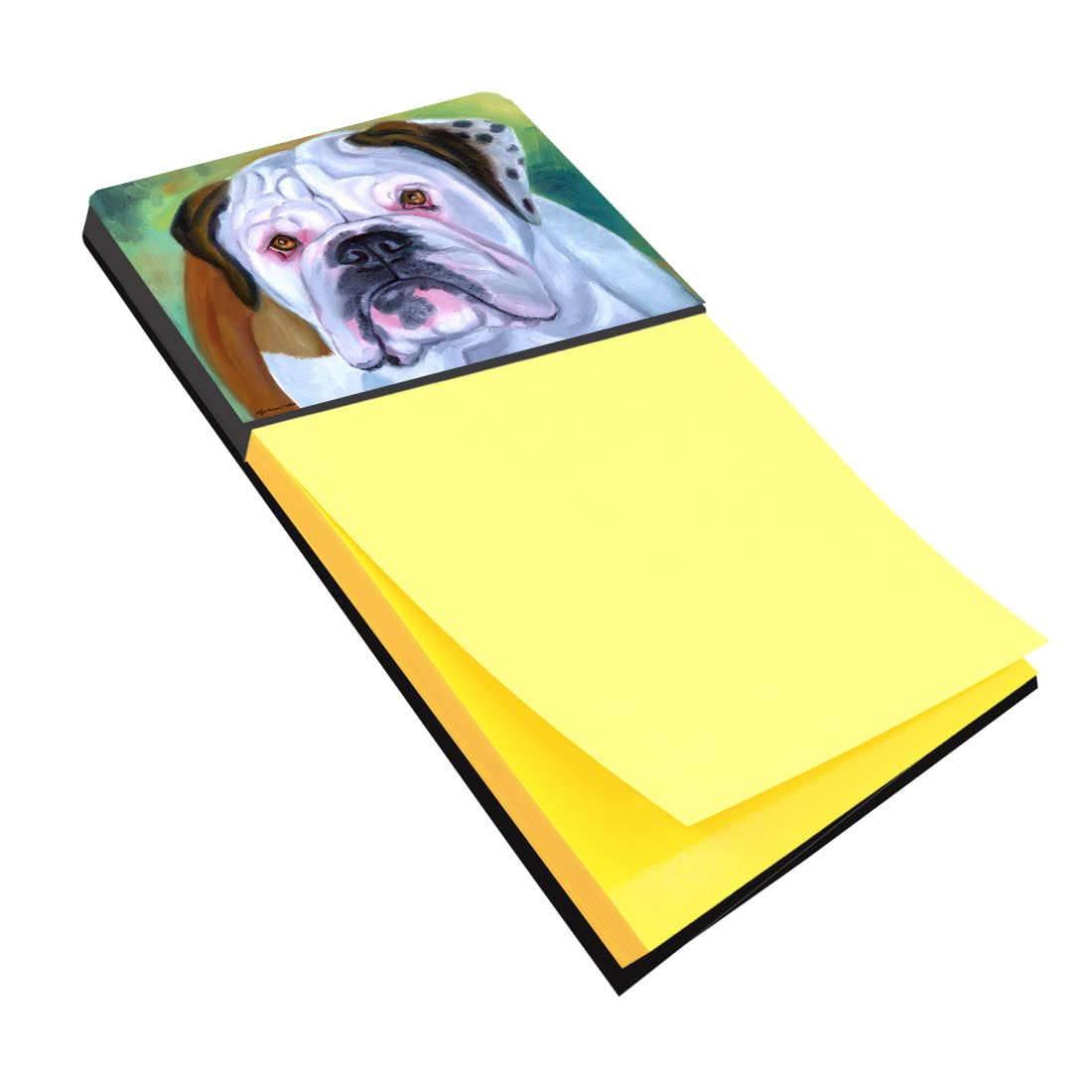 Caroline's Treasures Multicolor Desk Artwork Notepad Holder (7350SN) - Perfect Office Desk Organizer for Home & Work