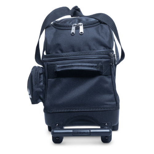 Brunswick Zone Single Roller Black Bowling Bag - Durable & Lightweight for League Play & Practice | Perfect for Travel & Tournaments