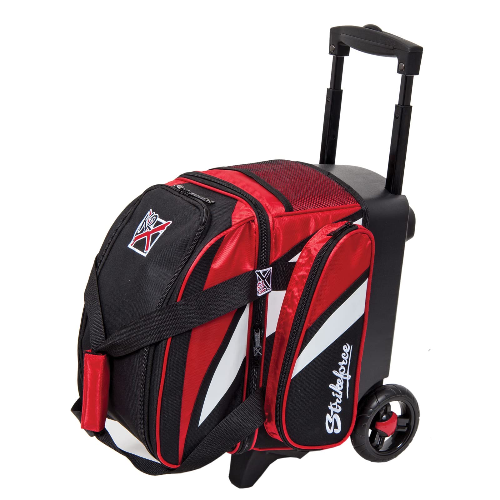 KR Strikeforce Cruiser Single Roller Bag - Durable Bowling Ball Carrier with Wheels for Easy Transport | Perfect for League Play, Tournaments & Practice Sessions