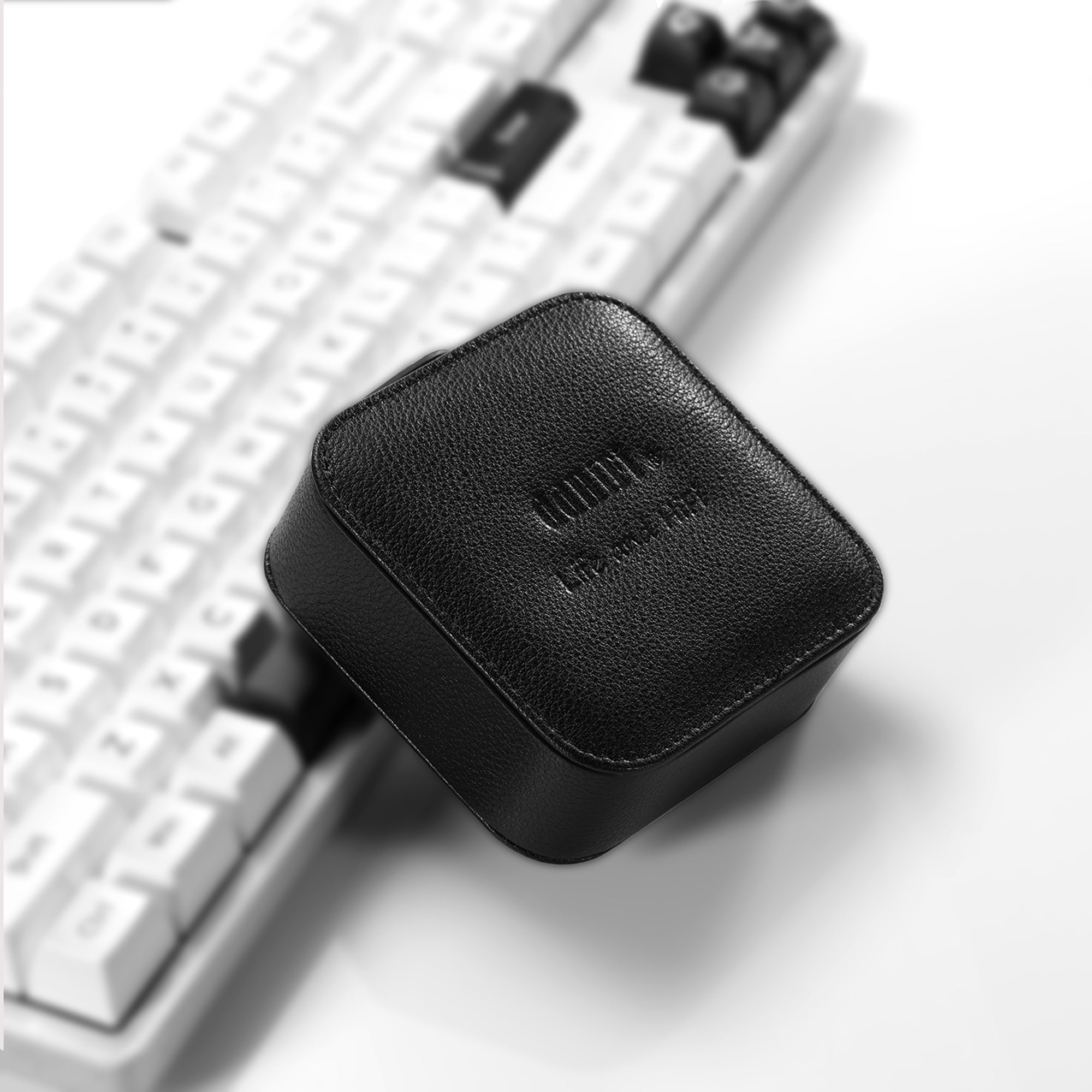 ddHiFi C90 Genuine Leather Earphone Storage Case - Premium Headphone Organizer for AirPods, Wireless Earbuds & Accessories | Travel, Gym & Daily Use Protection
