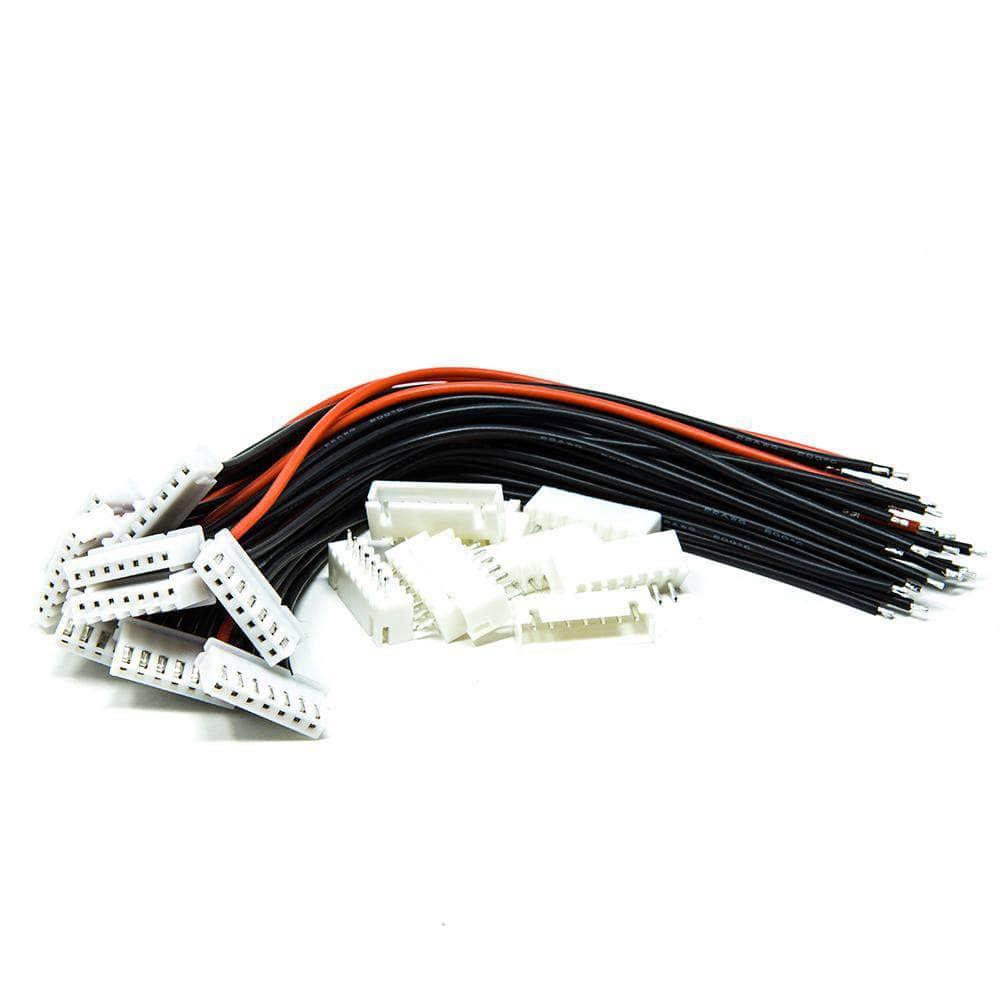 JST XH Connector Pigtail Male and Female Plug (10 Pairs) - Balance Lead for RC Drones, DIY Electronics, and 3D Printers - Choose Your Type