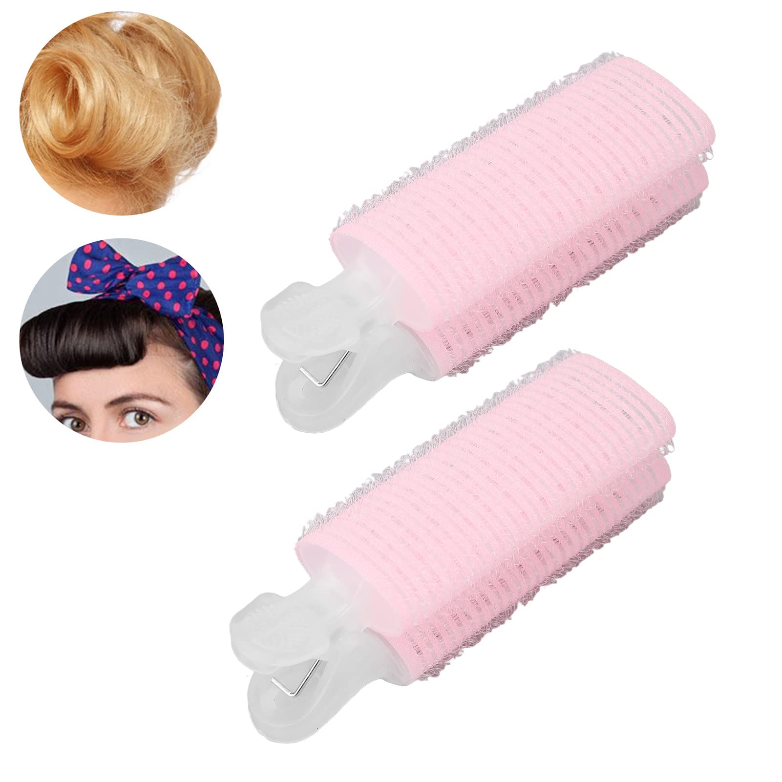 Volumizing Hair Root Clips for Women - 2 Pack Natural Fluffy Hair Volume Curlers, Salon Quality Styling Tools for Home Use - Perfect for Creating Volume, Updos and Everyday Hairstyles