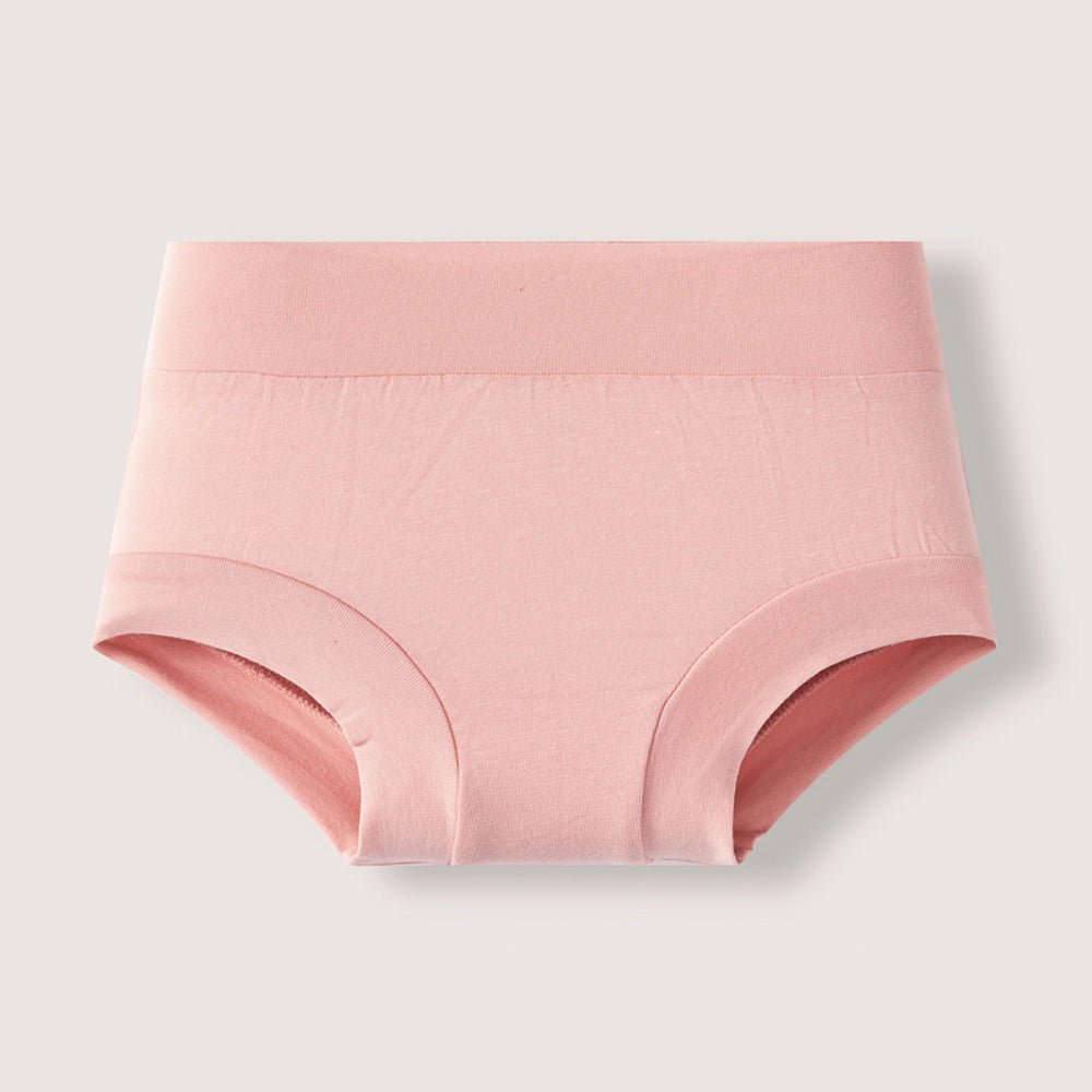 Girls Cotton Underwear Briefs - Soft Coral Blush Panties for Kids & Toddlers | Comfortable Everyday Wear for School & Playtime