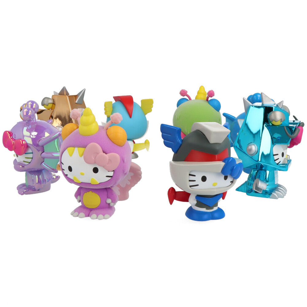 Hello Kitty Kaiju Mini Series Collectible Figures - Cute Kawaii Monster Toys for Kids & Anime Fans - Perfect for Display, Gifts & Pop Culture Collections
