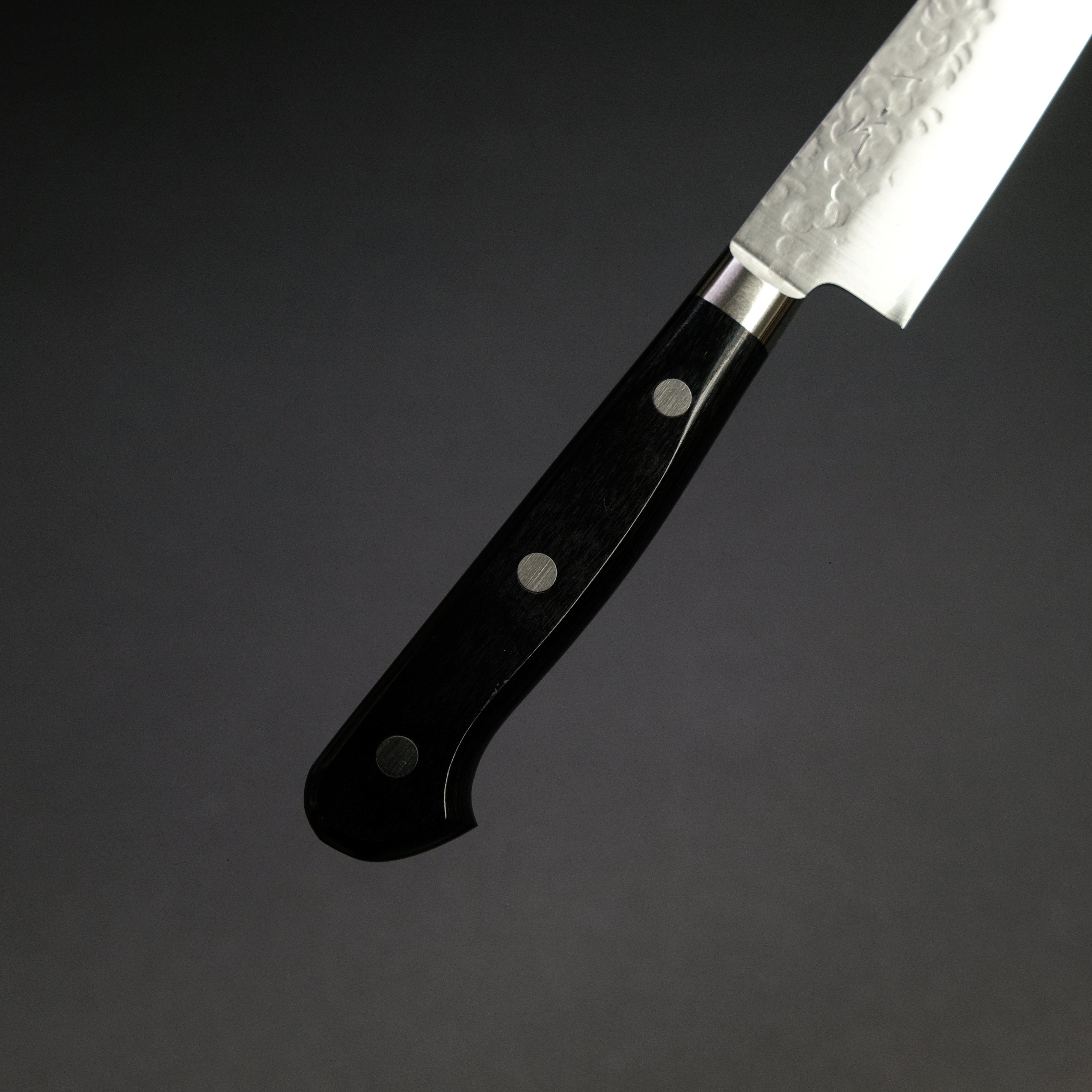 Hitohira T10 Tsuchime Japanese Knife Set - 150mm Petty & 165mm Santoku - High Carbon Steel Kitchen Knives for Slicing, Dicing & Chopping - Perfect for Home Chefs & Professional Cooking